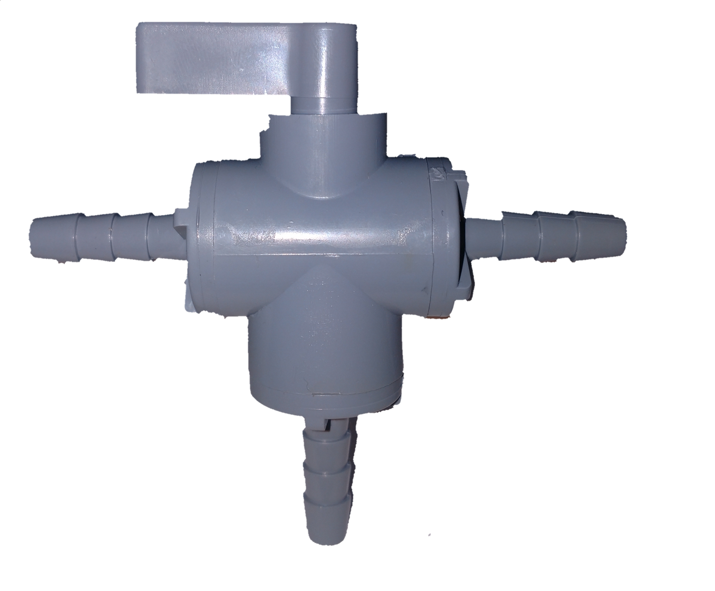 SMC 3 way poly ball valve