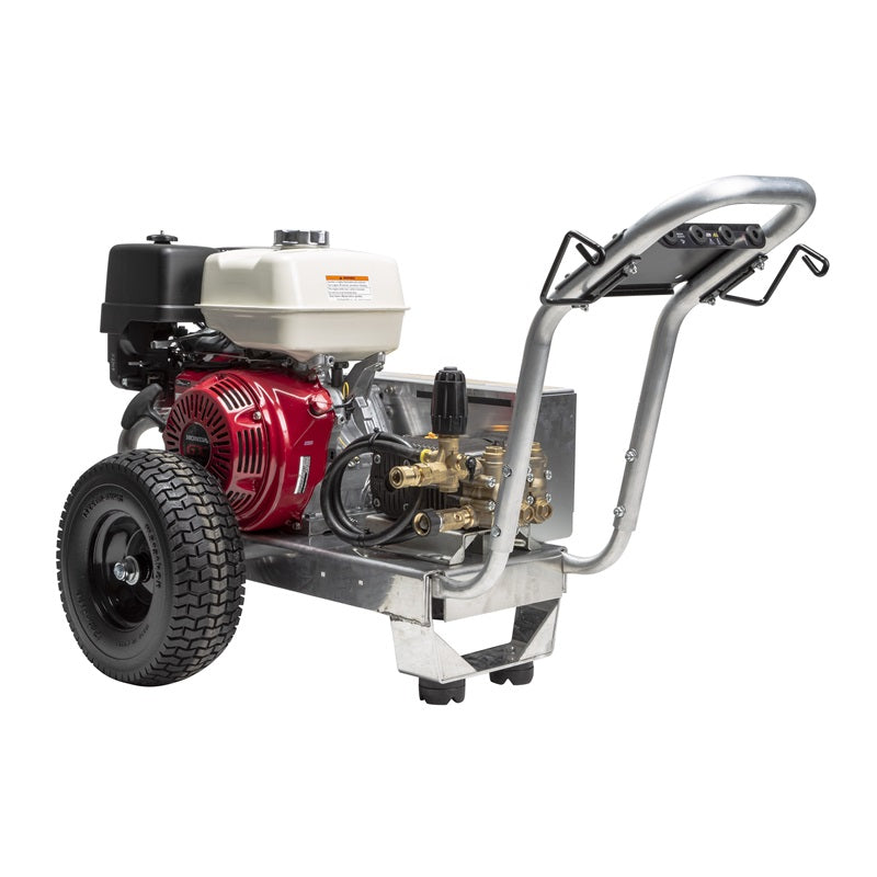 BE GX390 5GPM 3000PSI aluminum cart pressure washer Belt Drive