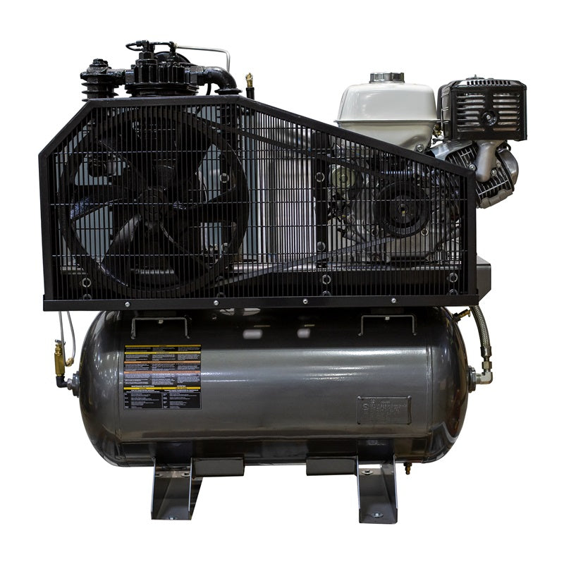 BE 23CFM @ 175PSI Industrial 30 Gallon Gas Compressor