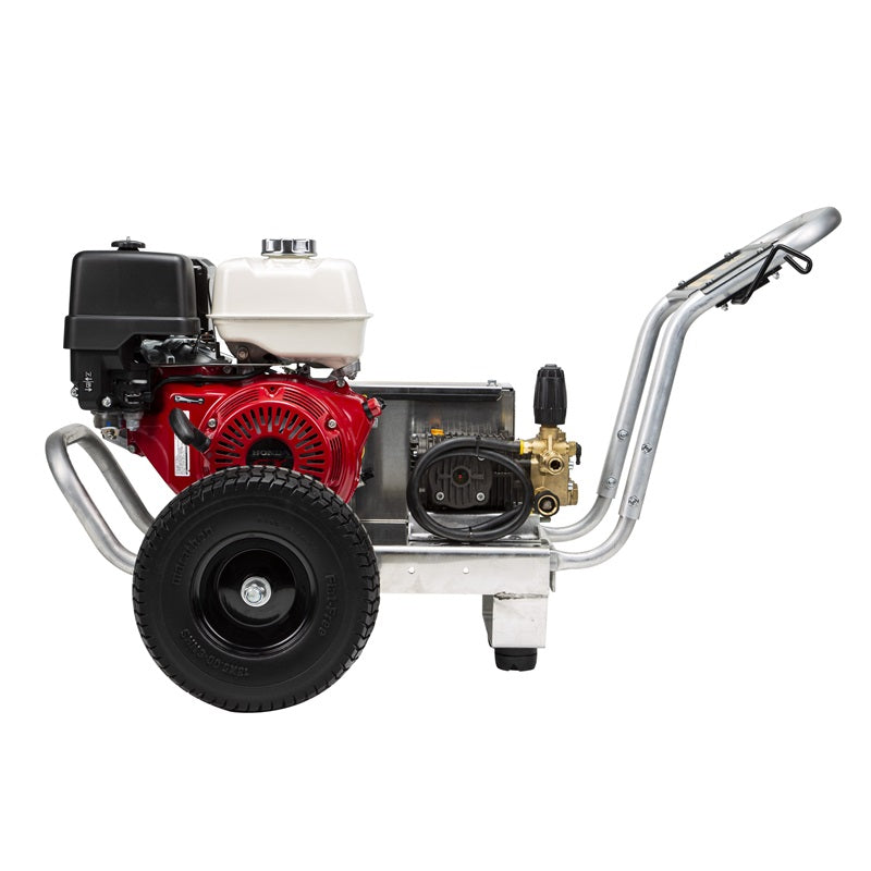 BE GX390 5GPM 3000PSI aluminum cart pressure washer Belt Drive