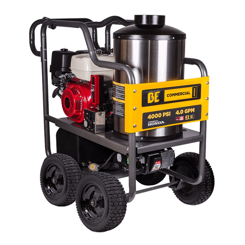 BE 4GPM HOT WATER WASHER 389cc-4000PSI Honda GX390