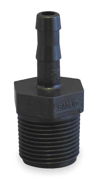 Banjo 1/2" MPT x 3/8" Barb
