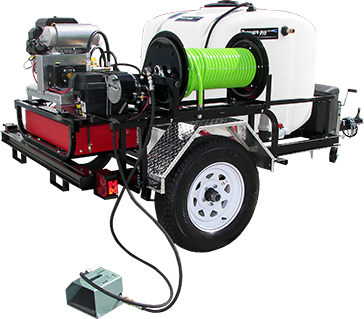 Pressure Pro HDC Tow-Pro Jet Sewer Jetter Trailer Belt Drive