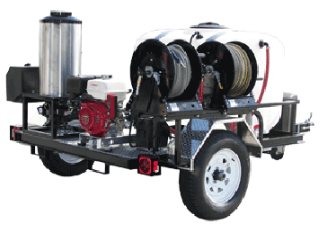 Hot Water Pressure Washer Trailer