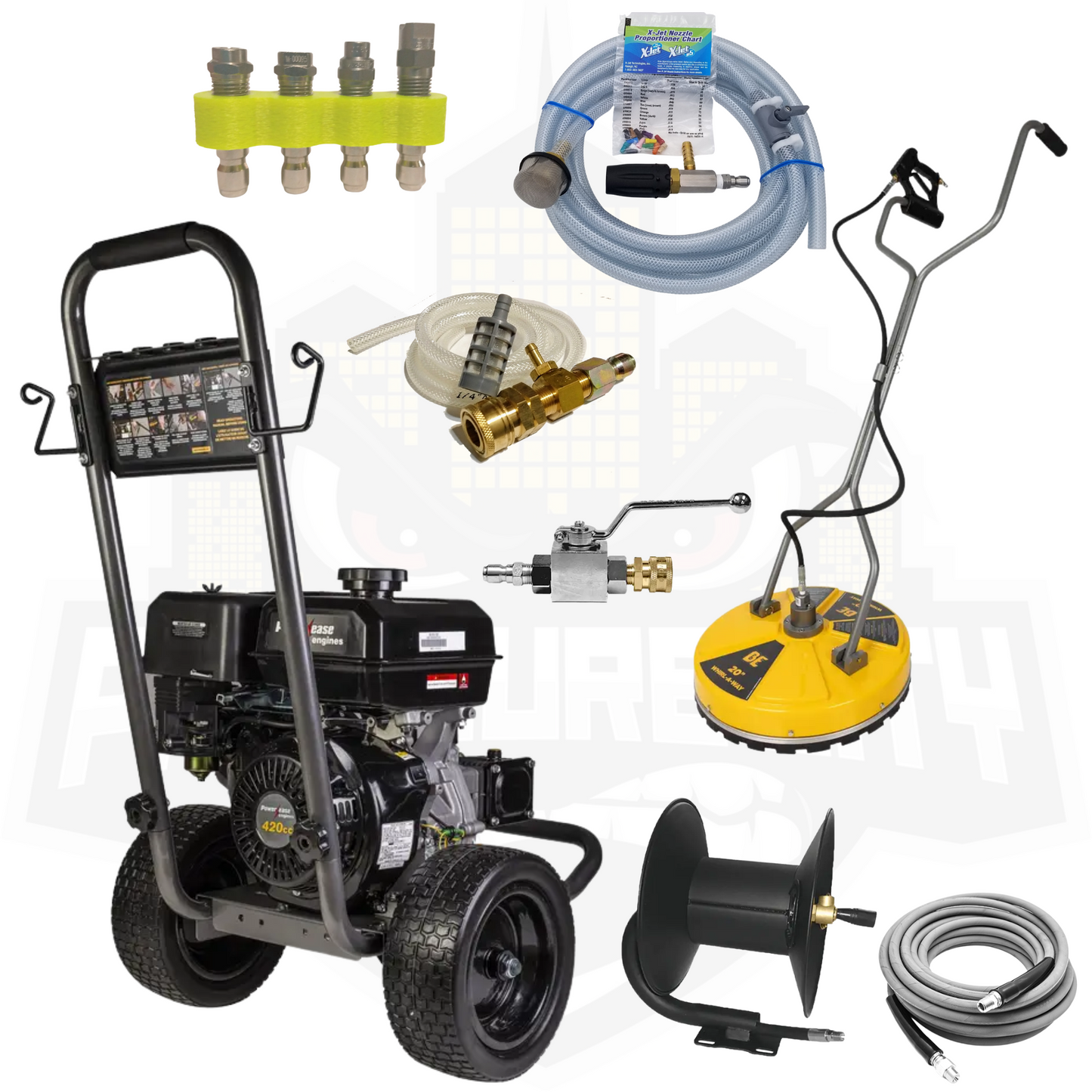The basic starter kit - start your own pressure washing business!