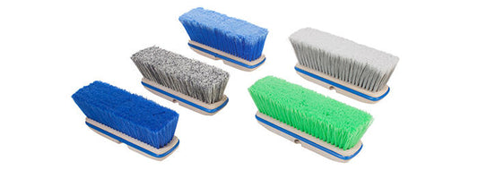 10" Blue (Premium) Truck Wash Brush w/ Bumper - PressureCity