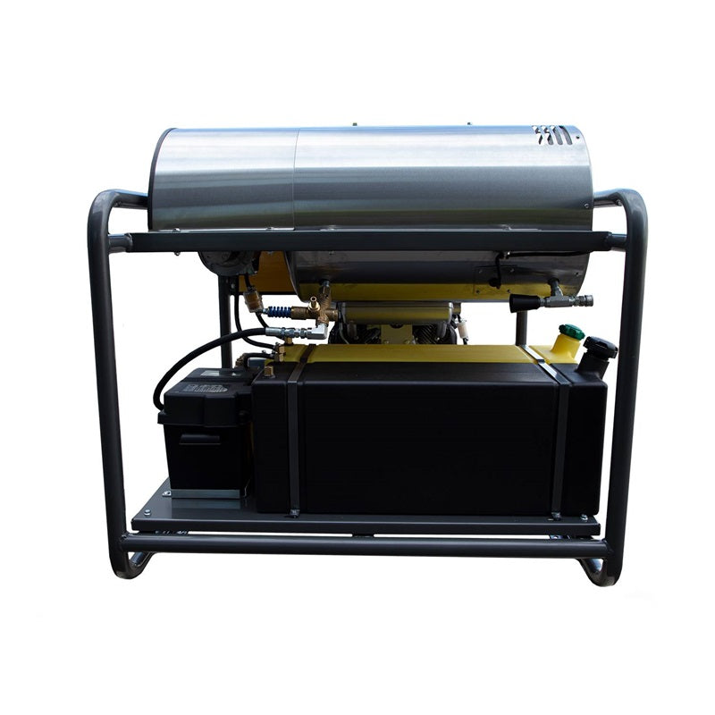 BE Industrial Series 3,000PSI 8GPM Honda GX690 Gas Skid Hot Water Pressure Washer