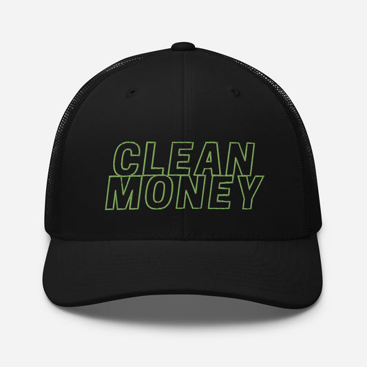 Clean money trucker mesh back cap