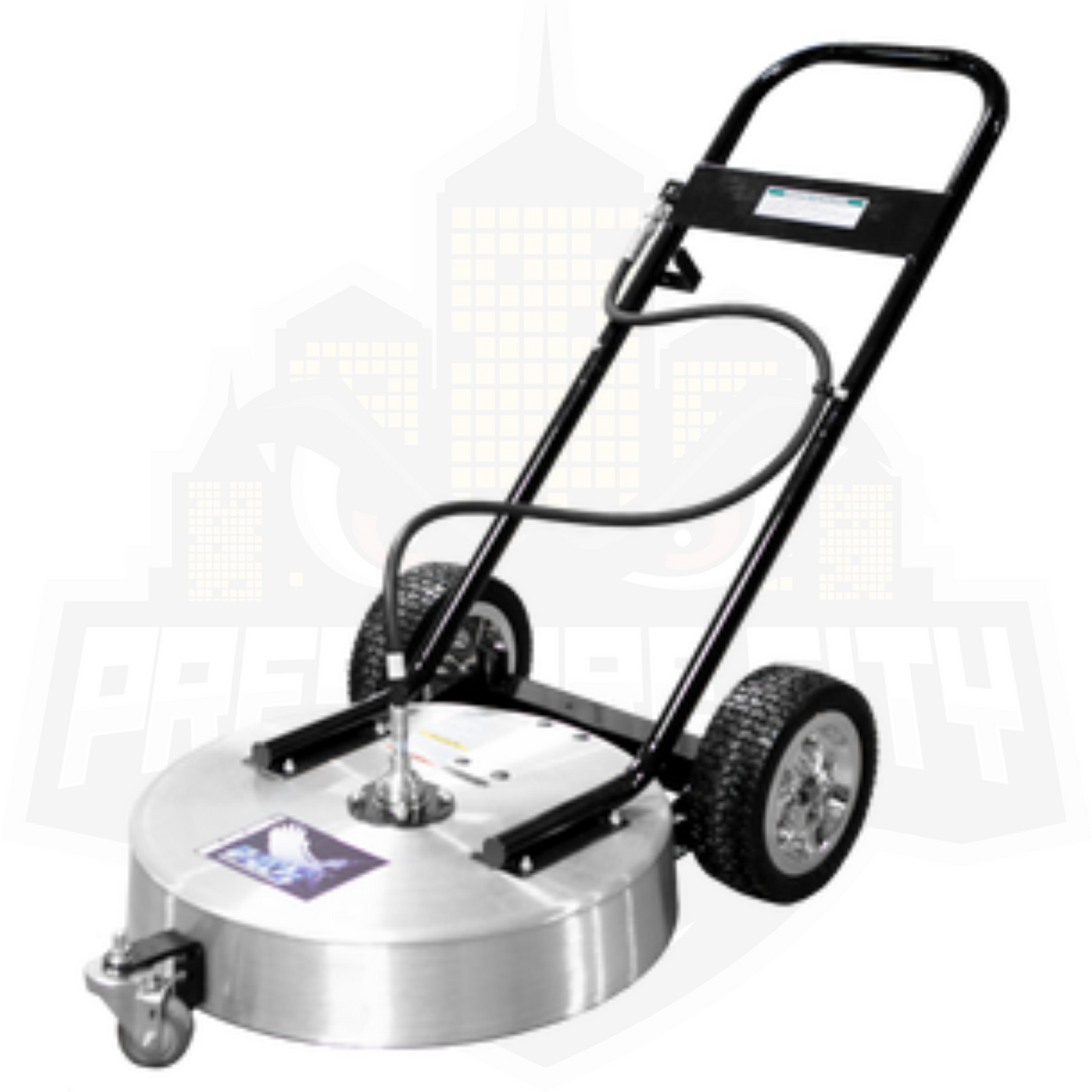 Steel Eagle Surface Cleaner 24" | Talon 4 Swivel | "U" Handle | Flat Free Tires