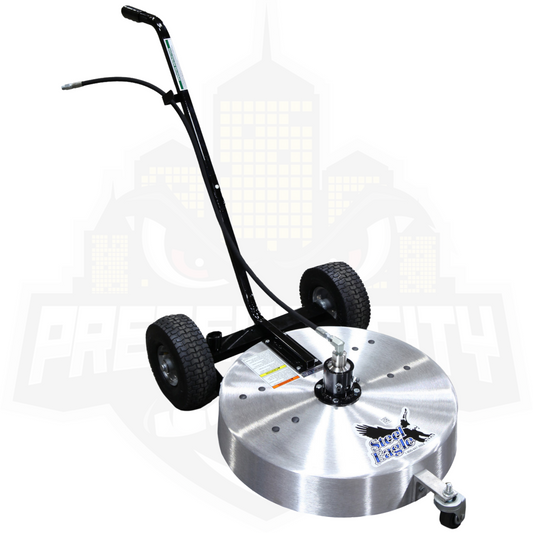 Steel Eagle Surface Cleaner 24" | Deublin Swivel | Straight Handle