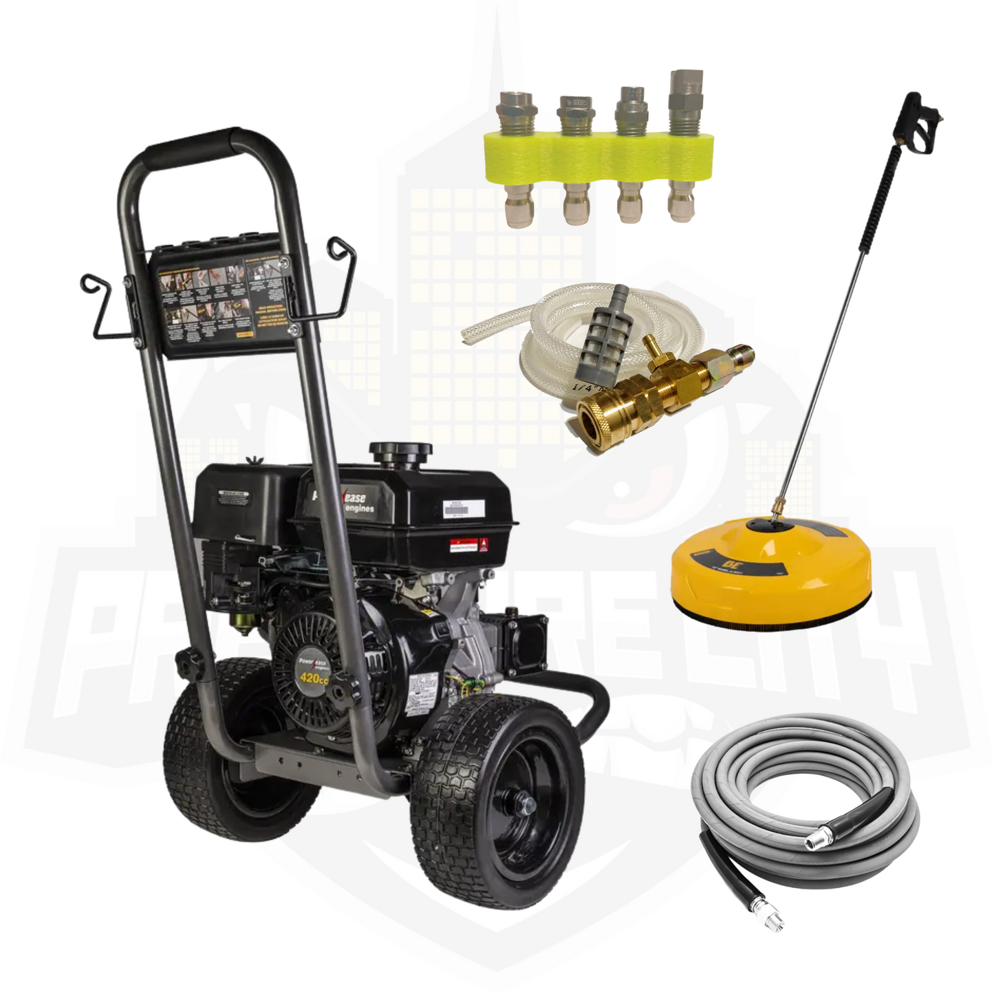 The basic starter kit - start your own pressure washing business!