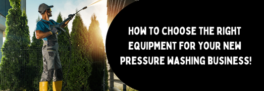 How to choose the right pressure washer for starting a new pressure washing business