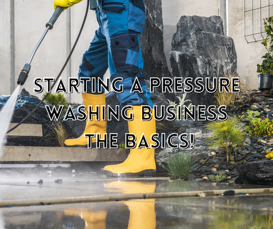Starting a pressure washing business, the first steps to success!