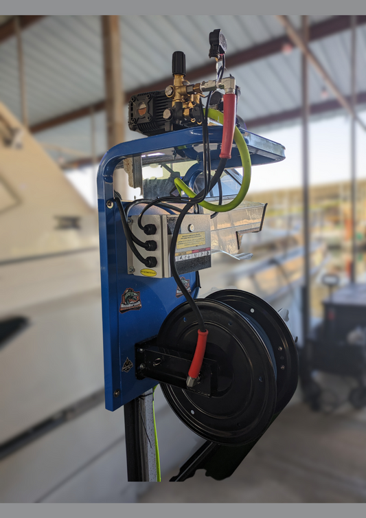 Dock or Garage Mounted Pressure Washer - Ideal for Boat and Vehicle Cleaning!