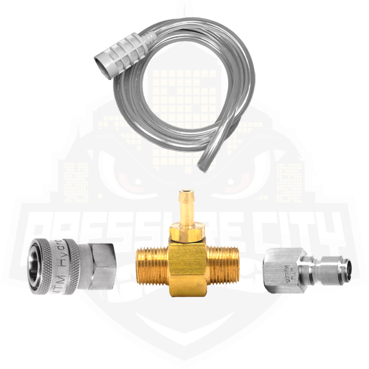 Downstream injector kit - Stainless Steel Quick Connects