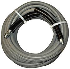 3/8 50' Non-marking gray pressure washer hose (2 wire) - PressureCity